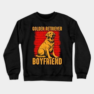 Golden-Retriever-Boyfriend Crewneck Sweatshirt